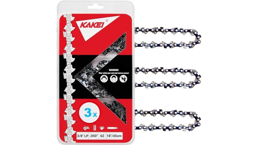 18 chainsaw chain specifications