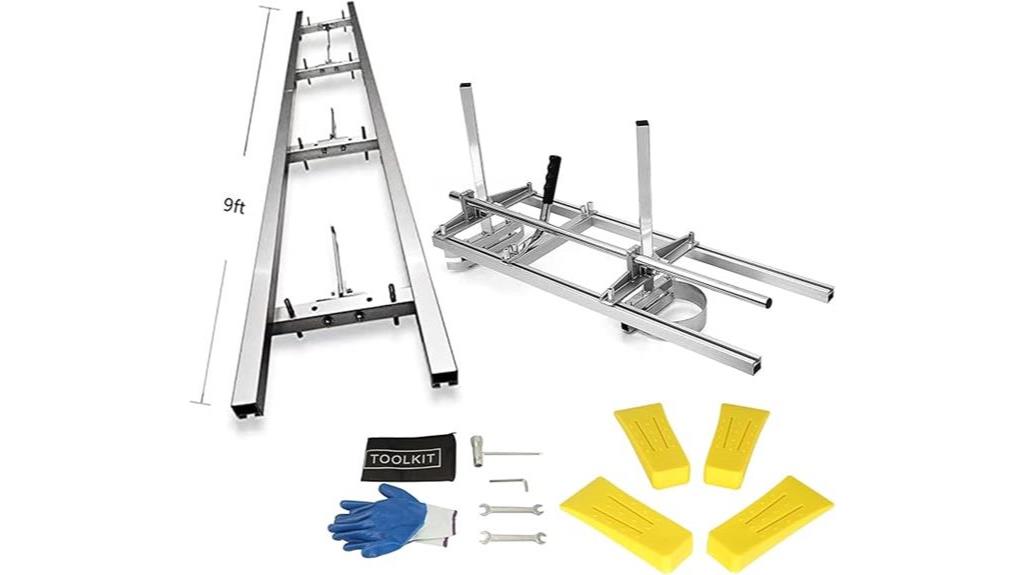 36 inch portable chainsaw mill