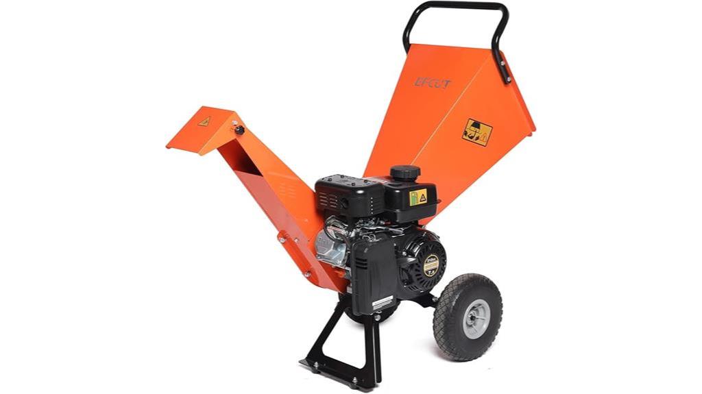 7hp gas wood chipper