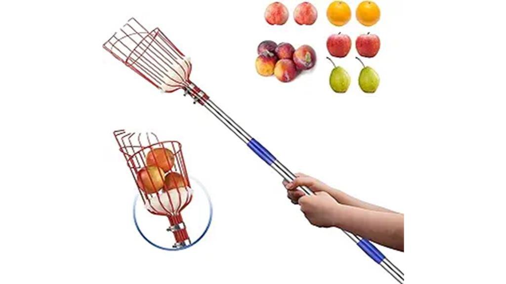 adjustable 8 foot fruit picker