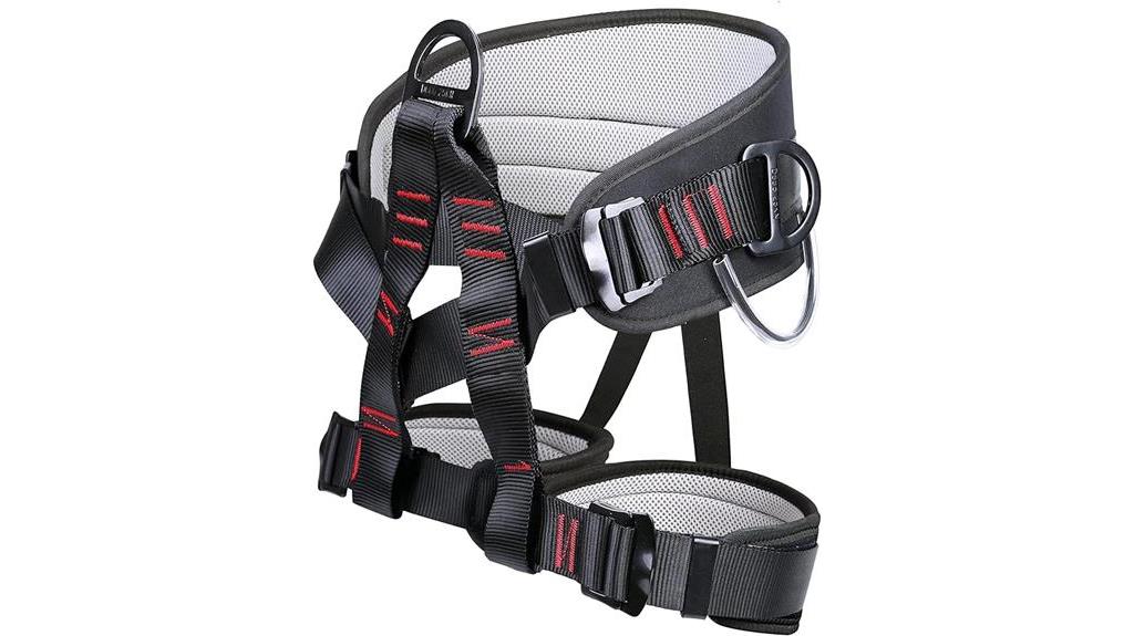 adjustable rock climbing harness