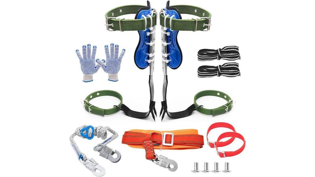 adjustable tree climbing equipment