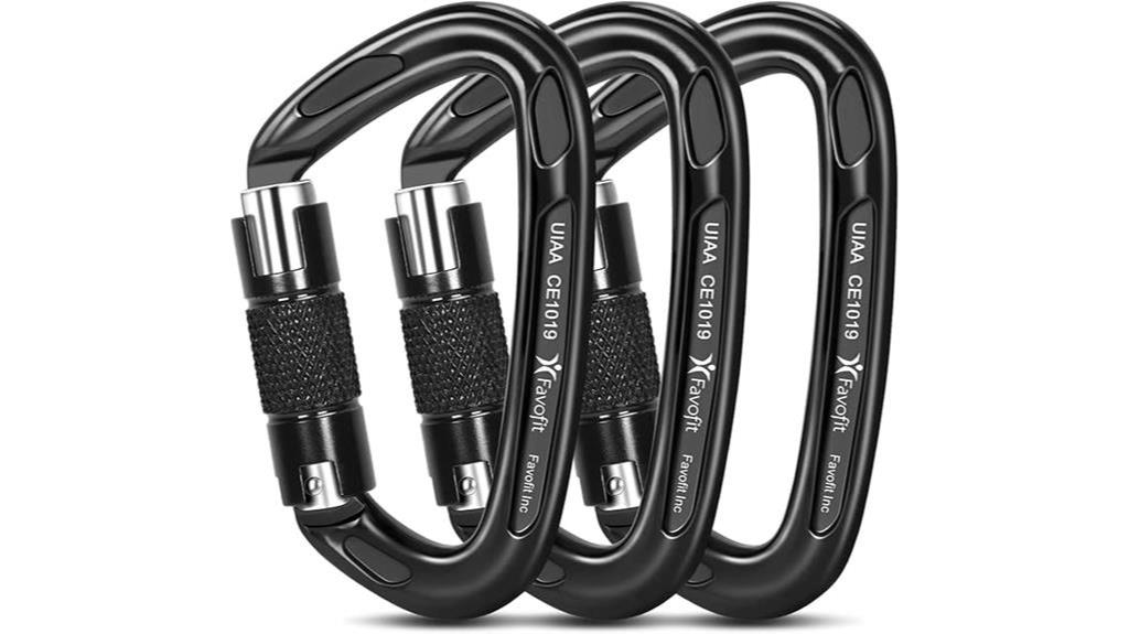 autolock climbing carabiner 25kn