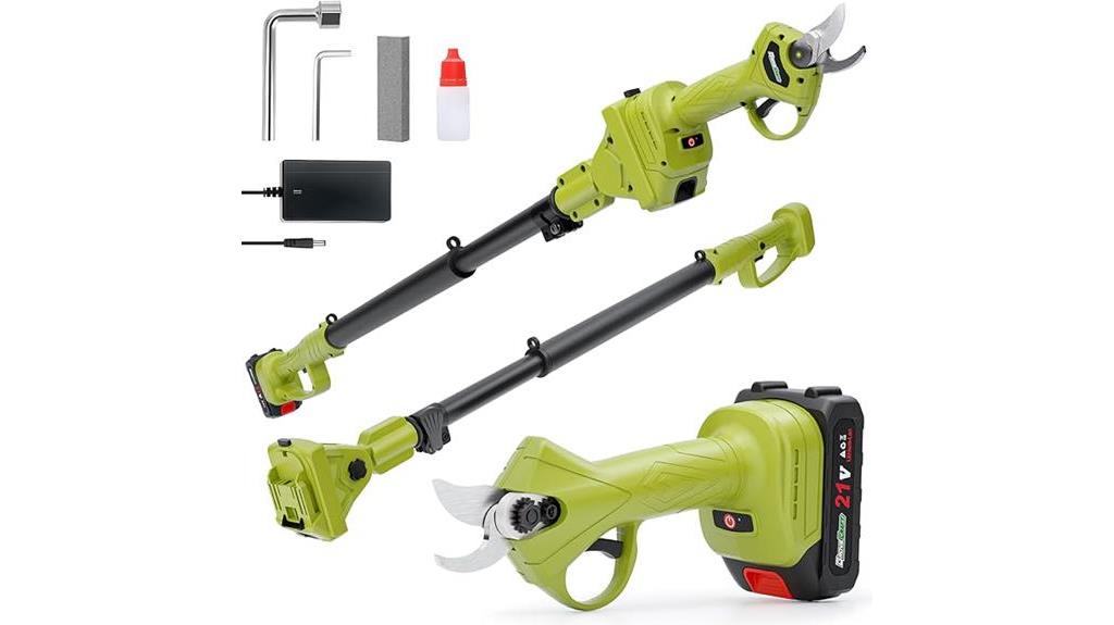 battery powered pruning shears