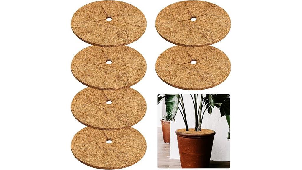 coconut fiber mulch tree protectors