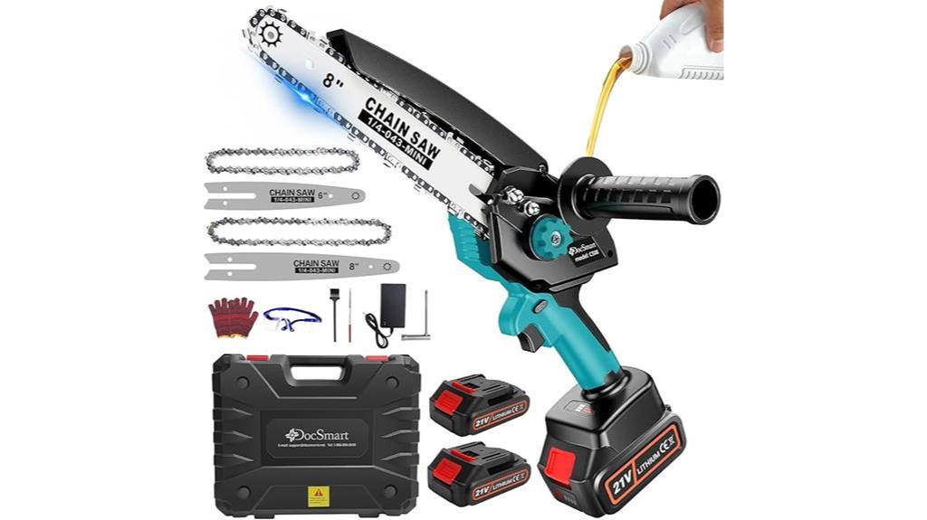 cordless mini chainsaw bundle