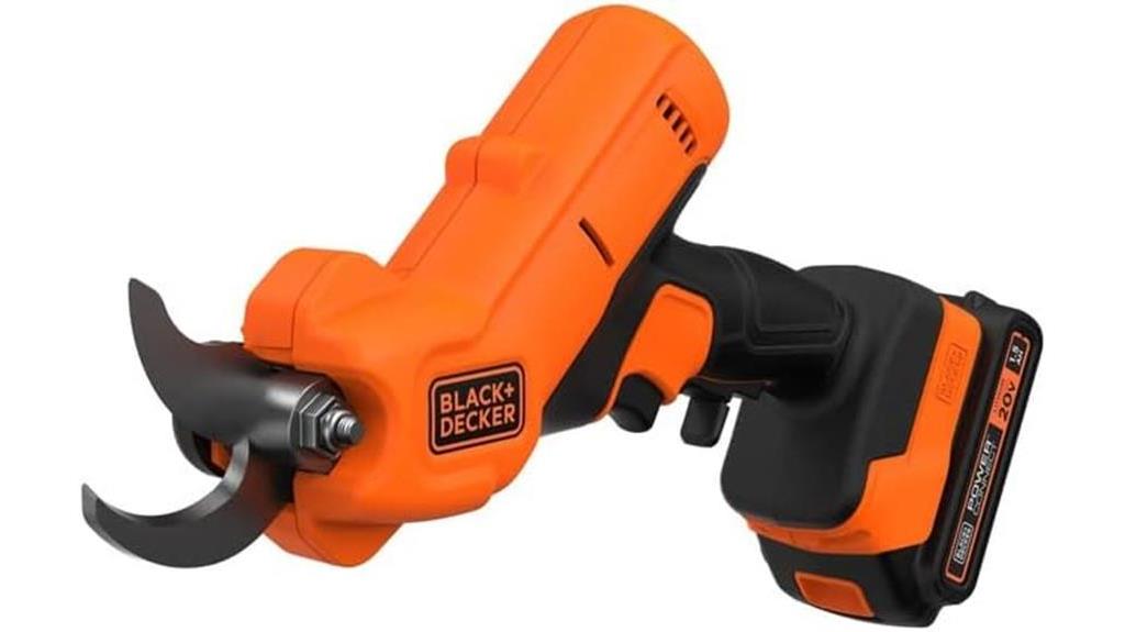 cordless pruner kit black decker