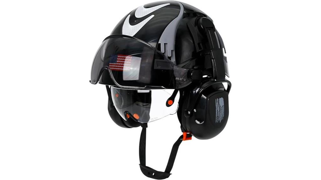 dual visor hard hat