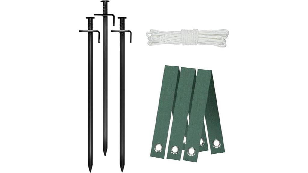 durable steel tree stakes