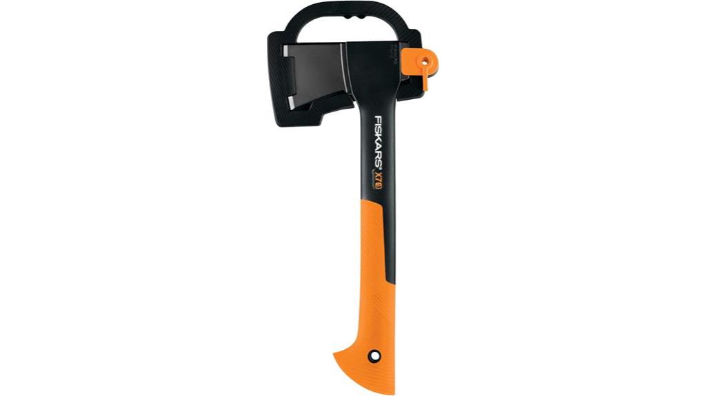 fiskars x7 hatchet black orange