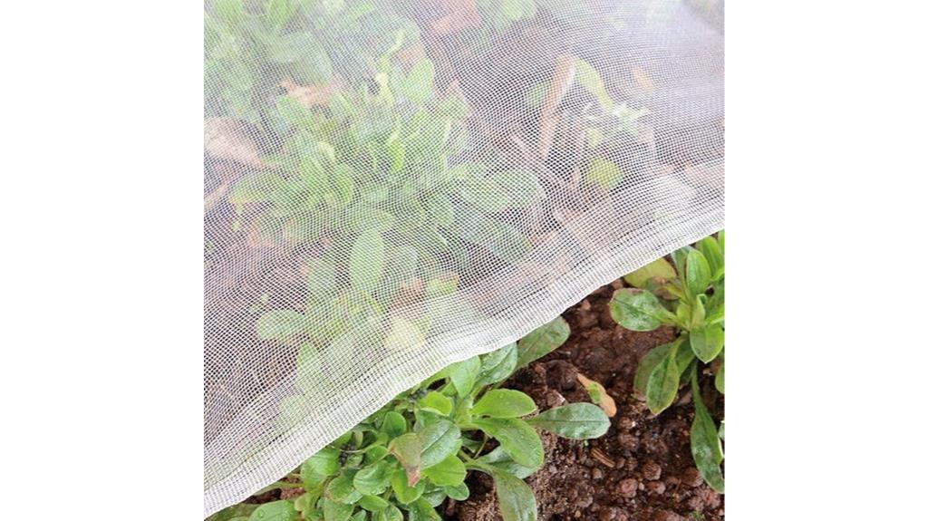 garden netting pest barrier