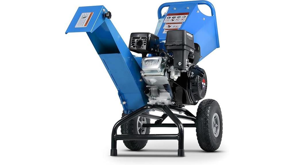 gas powered wood chipper