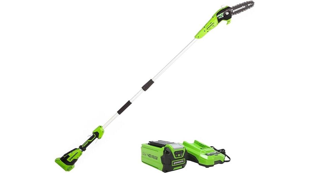 greenworks 40v cordless polesaw