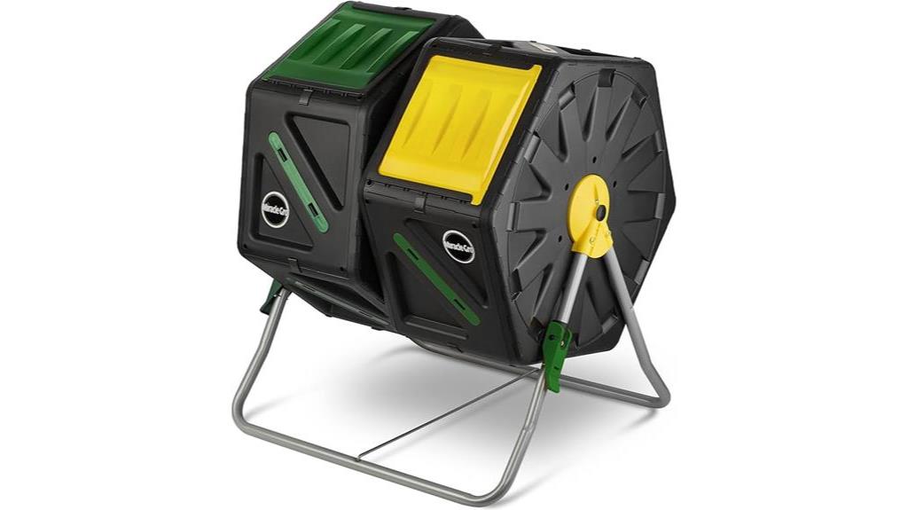 heavy duty dual chamber composter