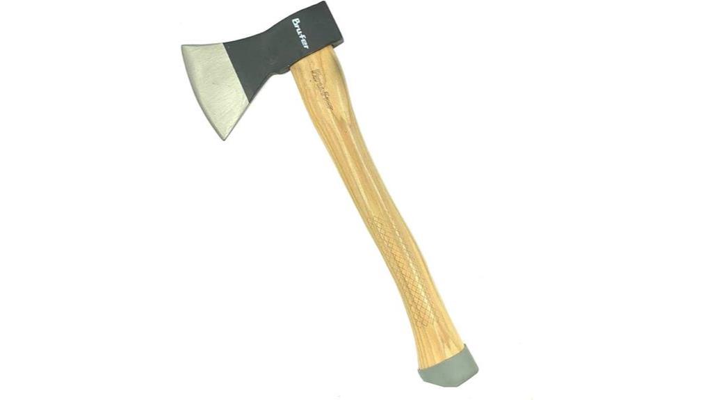 hickory wood throwing axe