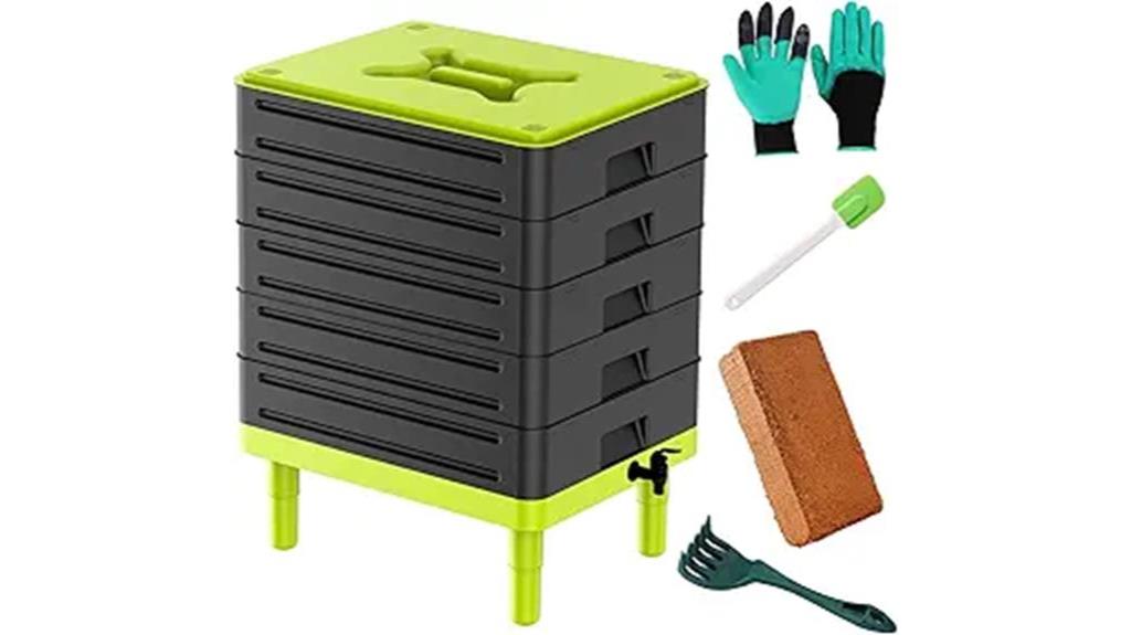 indoor outdoor worm composter