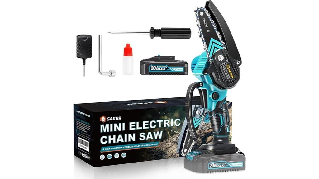 mini electric chainsaw pruning