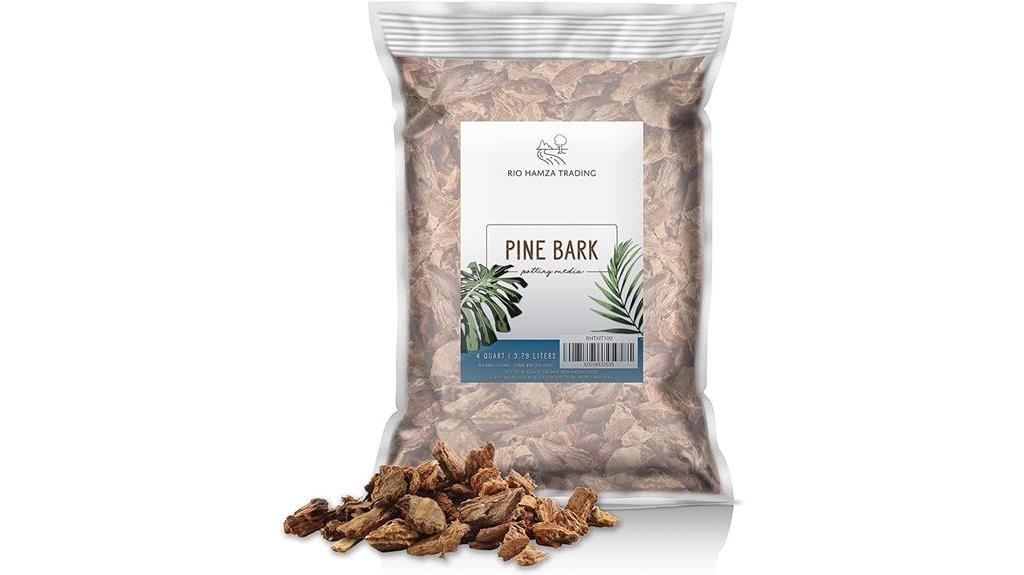 natural pine bark mulch