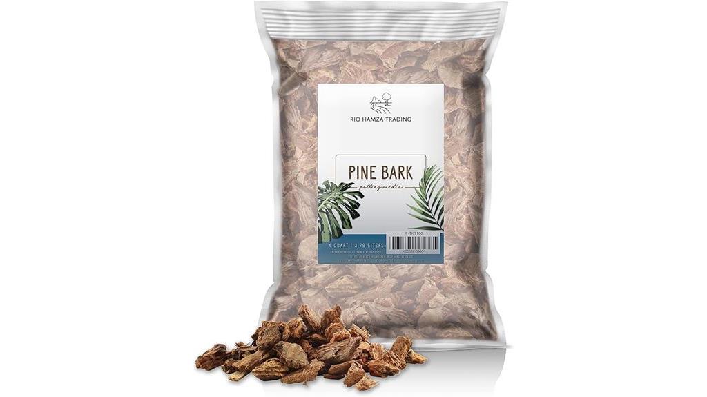 natural pine bark mulch