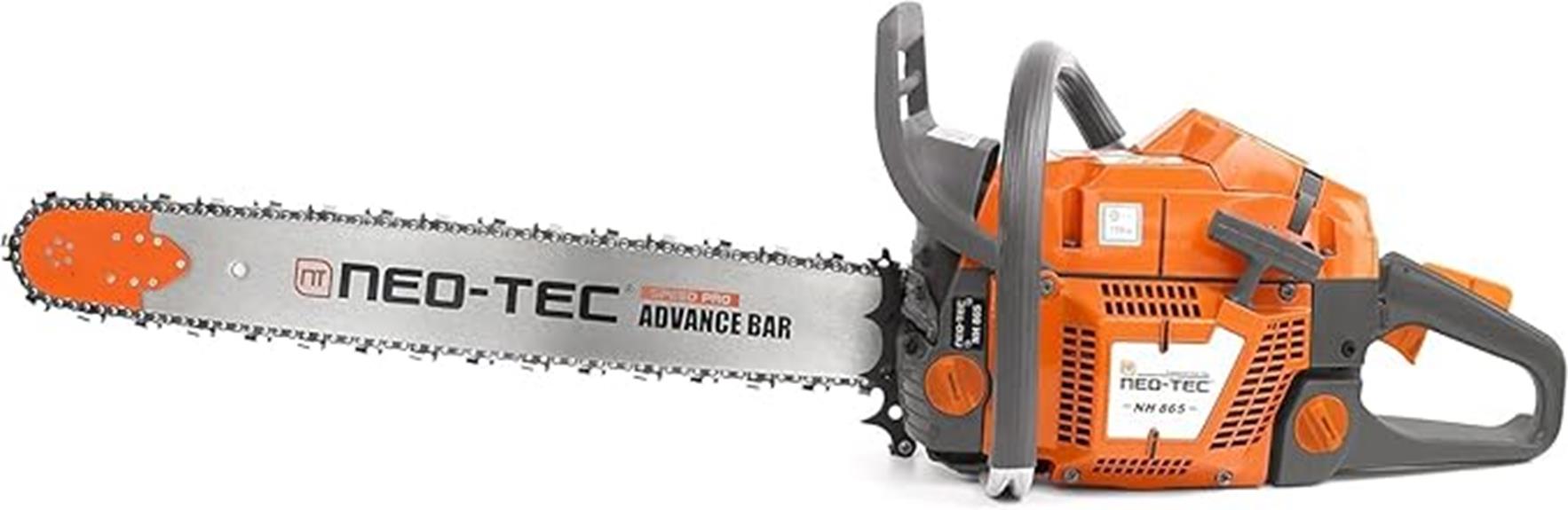 neotec 24 inch gas chainsaw