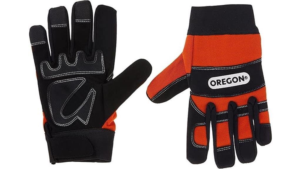 oregon chainsaw safety gloves