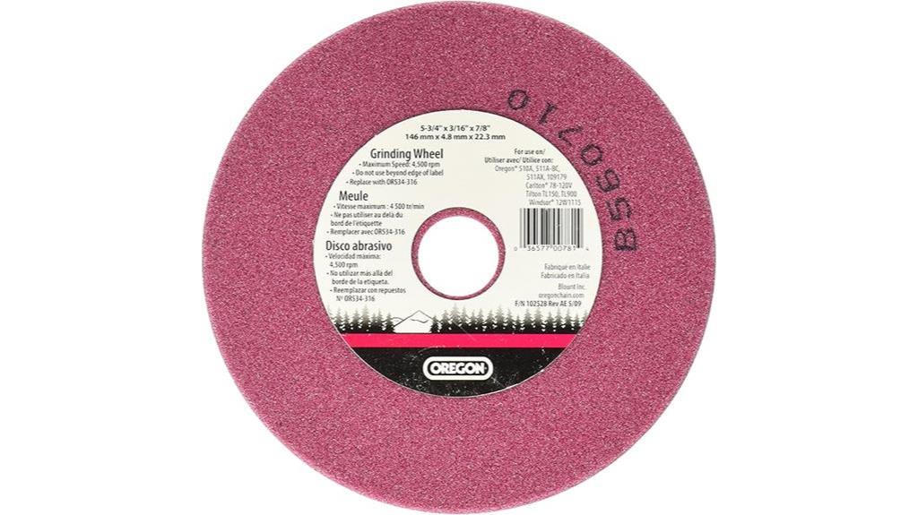 oregon grinding wheel 3 16