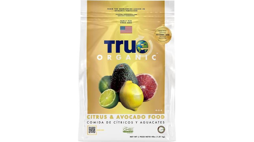 organic citrus avocado fertilizer