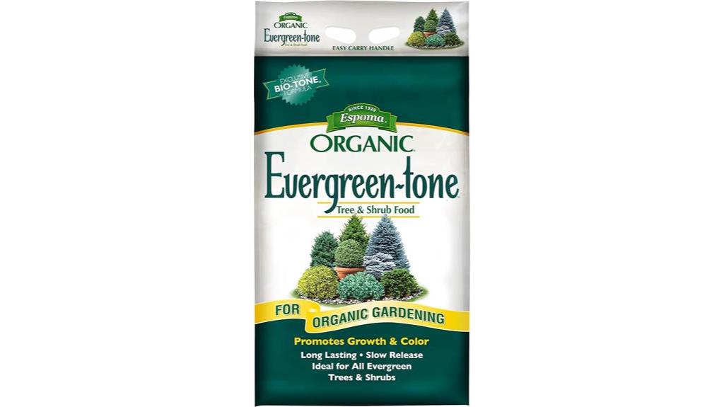 organic evergreen fertilizer 18lb