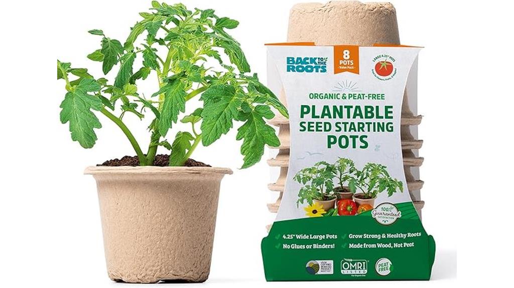 organic plantable seed pots