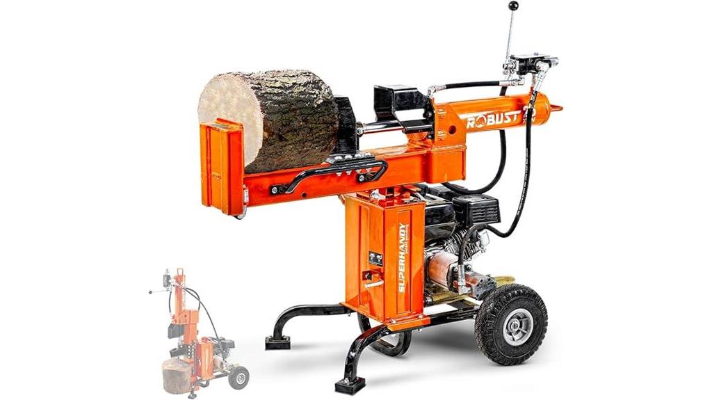 portable 25 ton log splitter