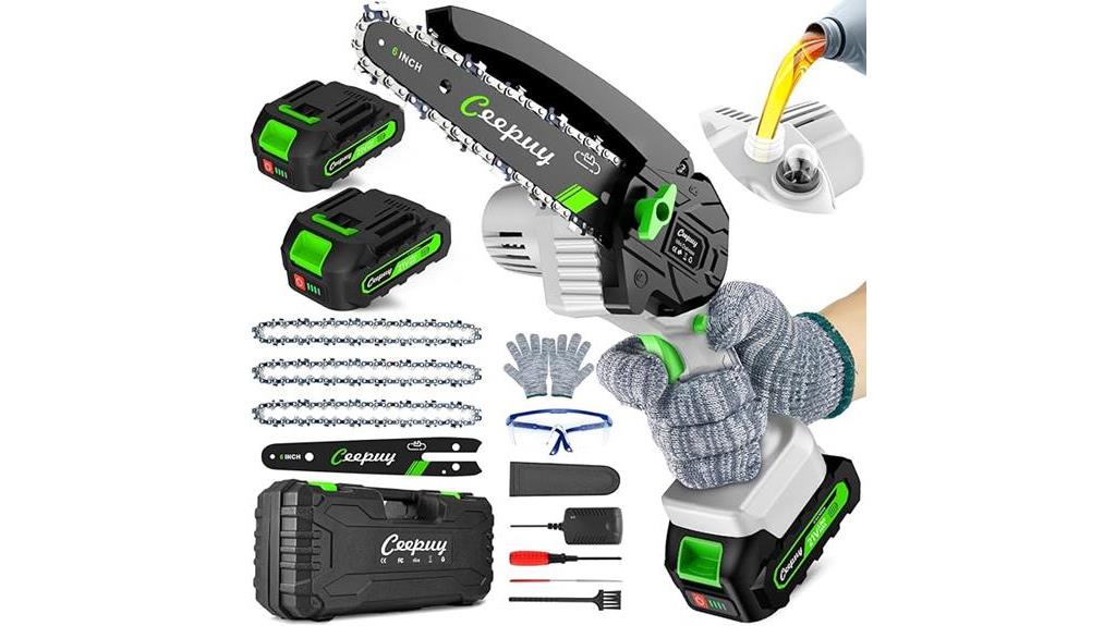 portable mini cordless chainsaw