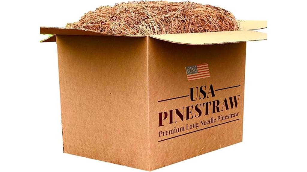 premium pine needle mulch