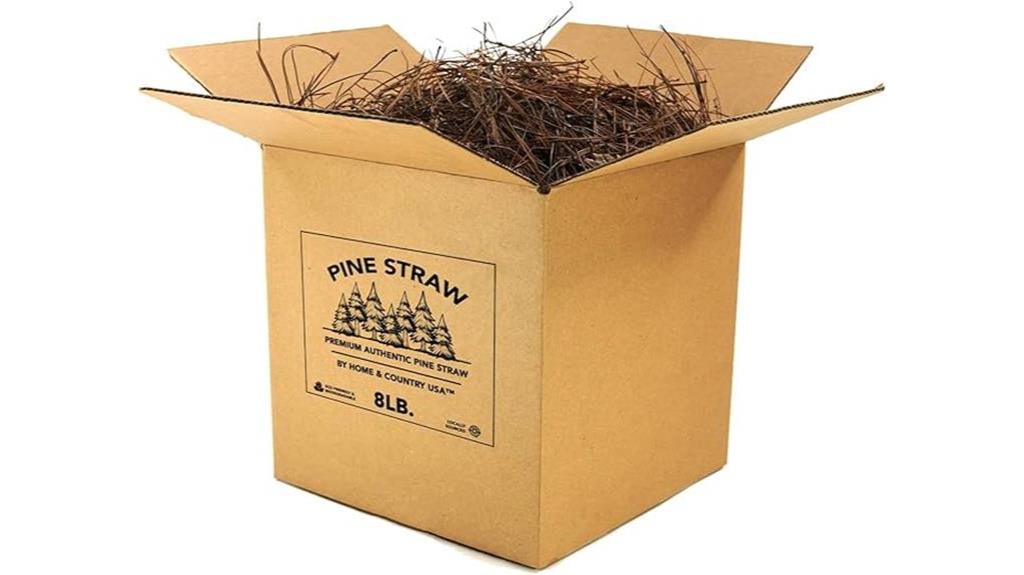 premium pine straw mulch