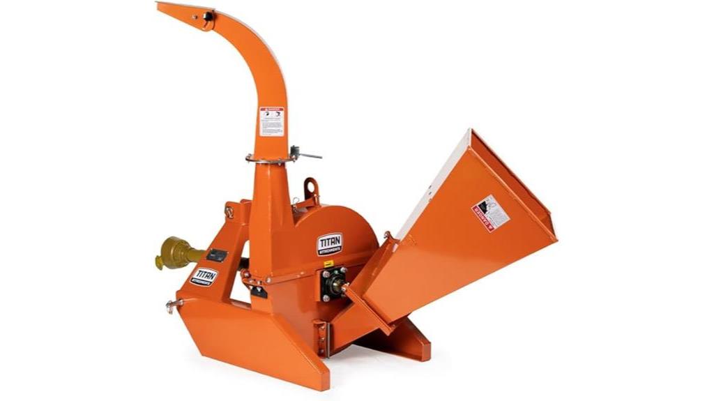 pto wood chipper shredder