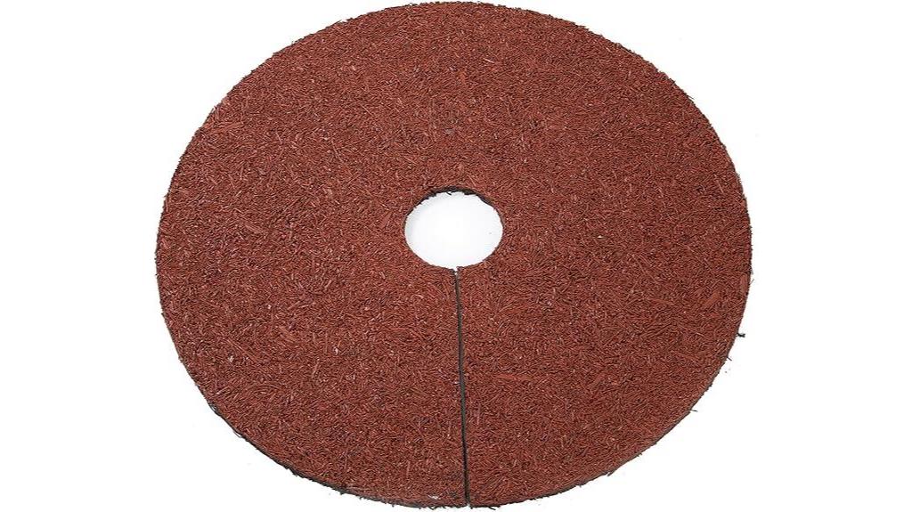 red mulch ring protector