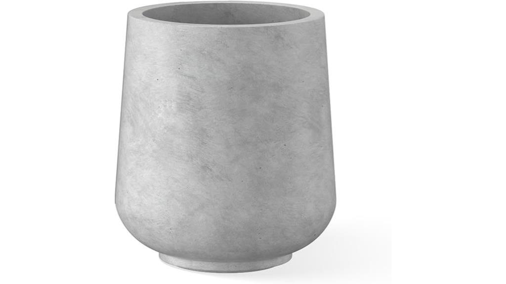 round concrete planter kante