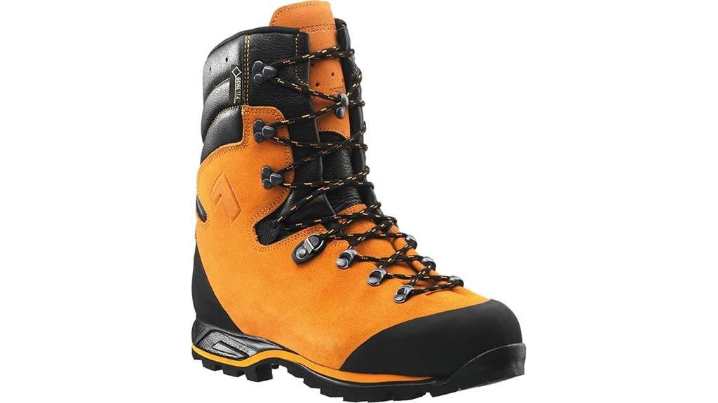 steel toe chainsaw safety boot