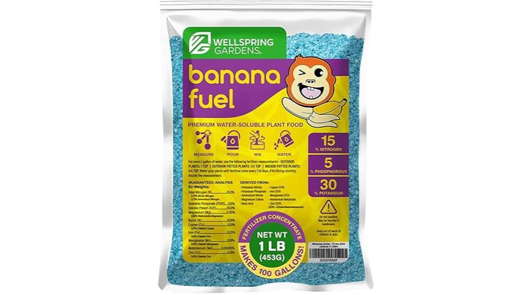 wellspring gardens banana fertilizer