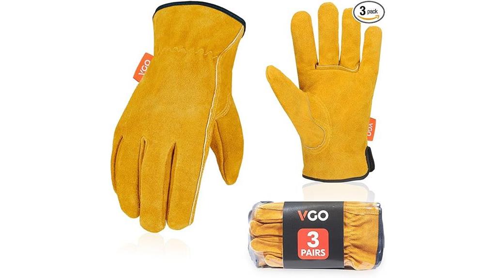 xl cowhide work gloves