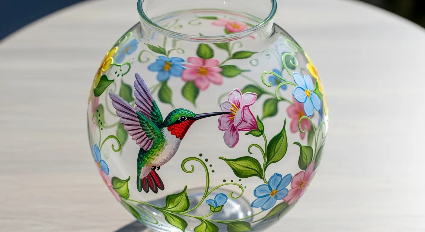 Pretty Glass 21 Elegant Glass Painting Designs For A Pretty Home Touch