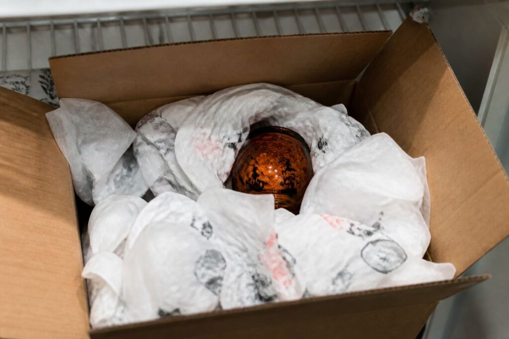 How to Store Painted Halloween Glass Until Next Year