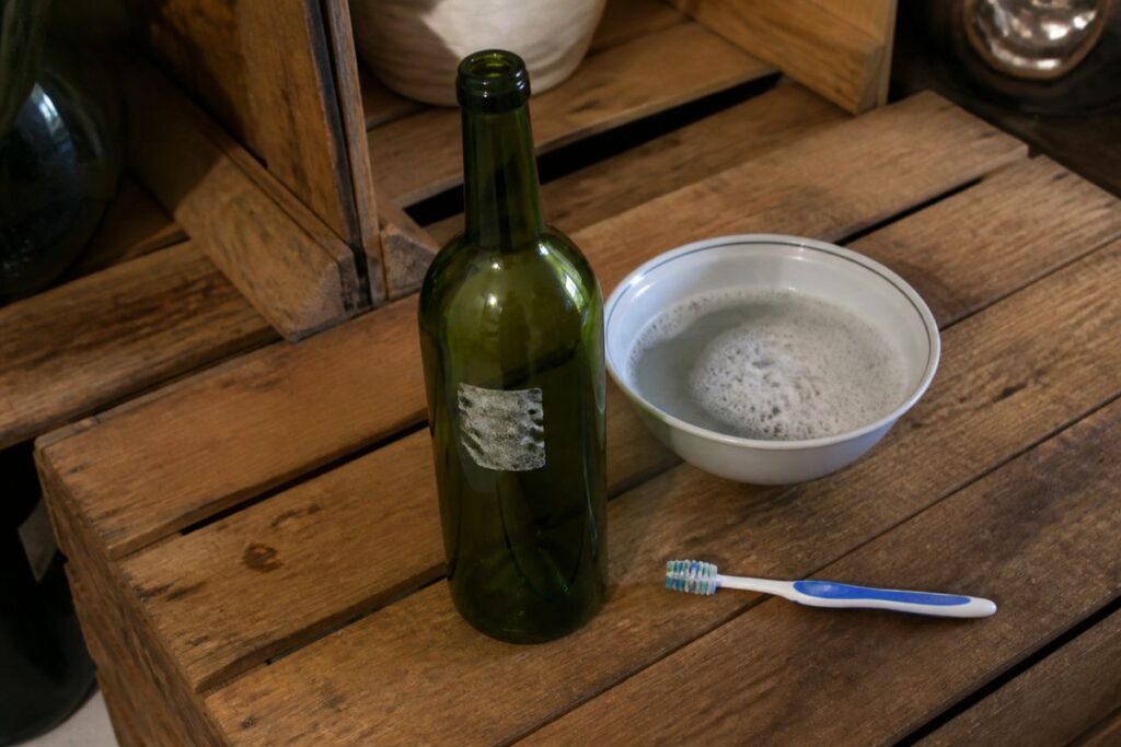 How to Paint a Thrift-Store Bottle So the Paint Does Not Peel