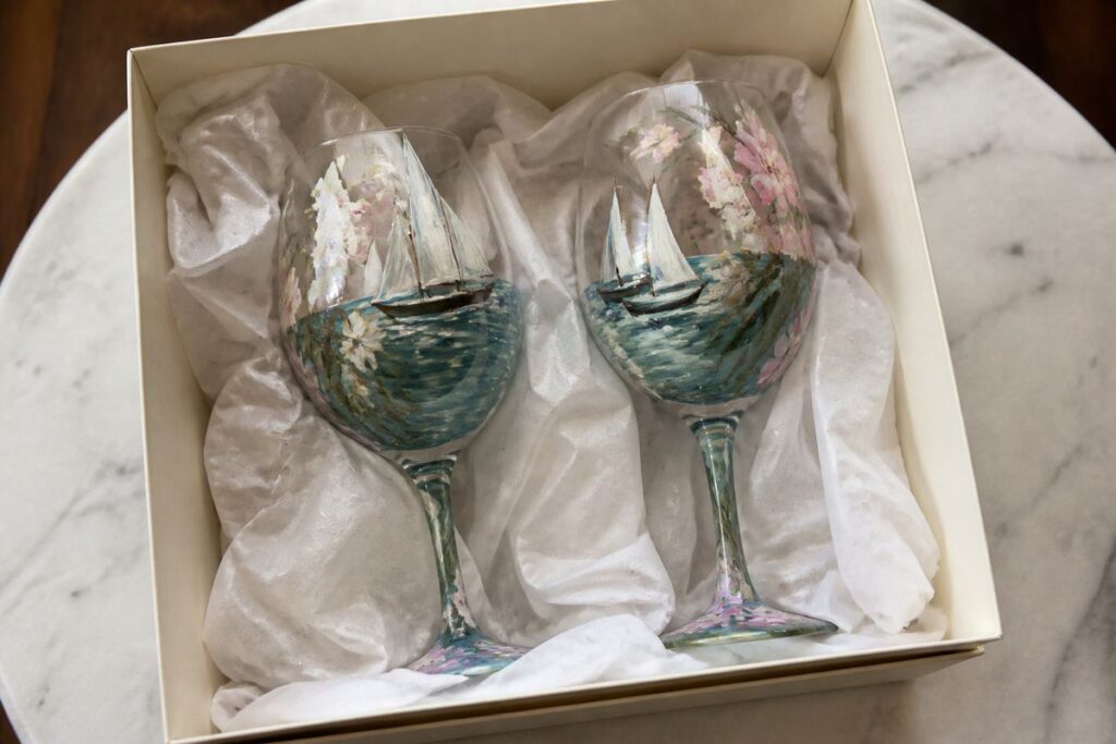 How to Wrap Painted Glasses as Gifts So the Paint Survives