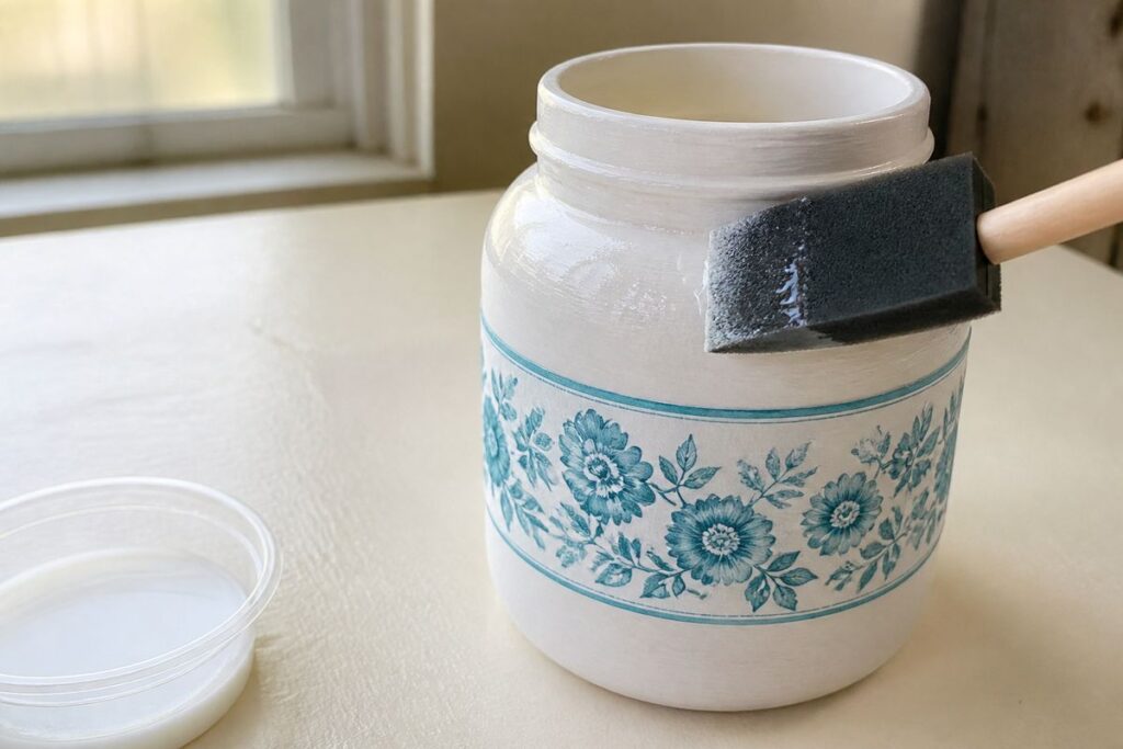 How to Seal Painted Bottles and Jars for Decorative Use